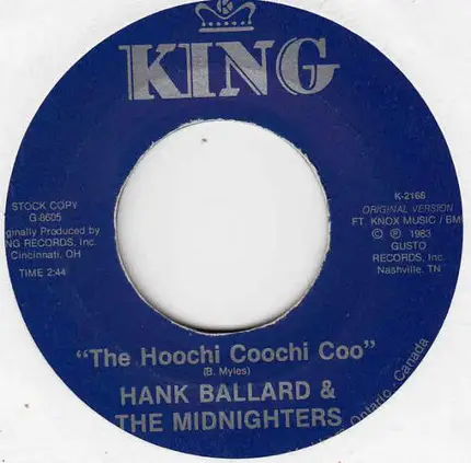 Hank Ballard & The Midnighters - The Coffee Grind / The Hoochi Coochi Coo