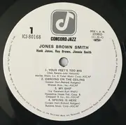 LP - Hank Jones , Ray Brown , Jimmie Smith - Jones - Brown - Smith - + OBI, INSERT