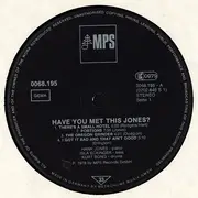 LP - Hank Jones Trio - Have You Met This Jones?