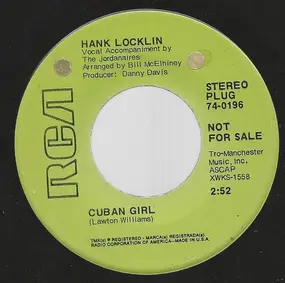 Hank Locklin - Cuban Girl / Jeannie