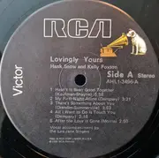LP - Hank Snow And Kelly Foxton - Lovingly Yours