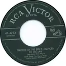 7inch Vinyl Single - Hank Snow And The Rainbow Ranch Boys - Married By The Bible, Divorced By The Law / Lady's Man