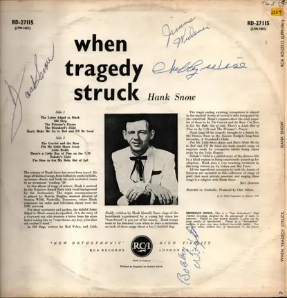 Hank Snow - When Tragedy Struck
