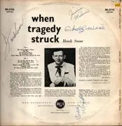 LP - Hank Snow - When Tragedy Struck - Signed MONO