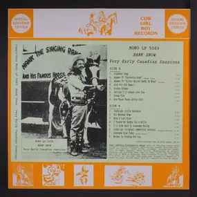 Hank Snow - Very Early Canadian Sessions