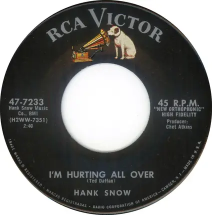 Hank Snow - Big Wheels / I'm Hurting All Over