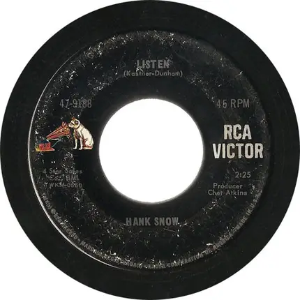 Hank Snow - Down At The Pawn Shop / Listen