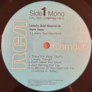 LP - Hank Snow - Lonely And Heartsick - Mono