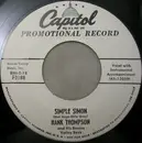 7inch Vinyl Single - Hank Thompson And His Brazos Valley Boys - Simple Simon / Most Of All
