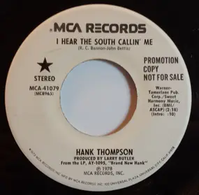 Hank Thompson - I Hear The South Callin' Me