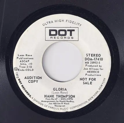Hank Thompson - Cab Driver