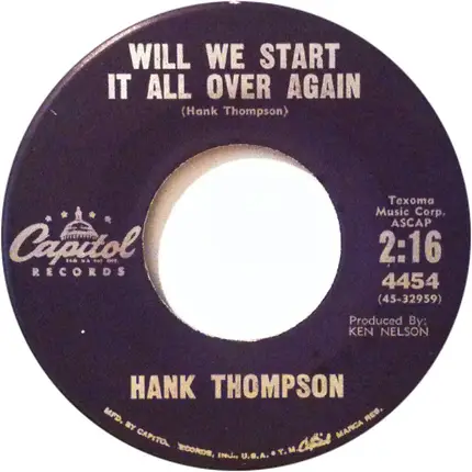 Hank Thompson - It's Got To Be A Habit