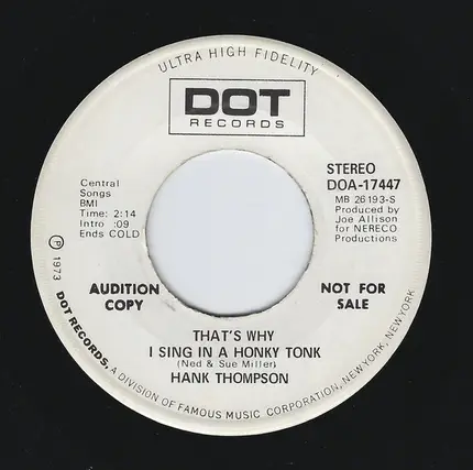 Hank Thompson - Roses In The Wine