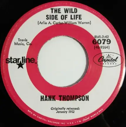Hank Thompson - The Wild Side Of Life