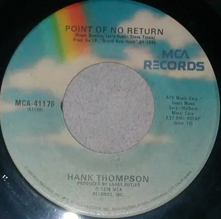 Hank Thompson - Tony's Tank Up Drive-In Cafe