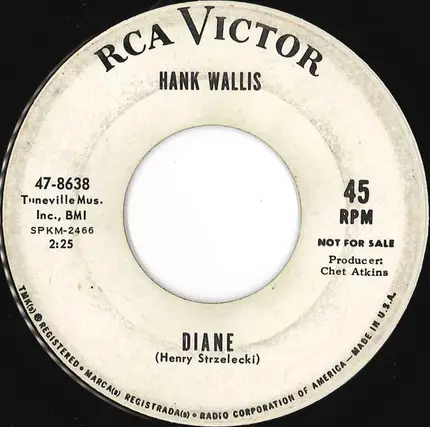 Hank Wallis - Long Tall Texan / Diane