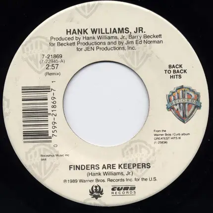 Hank Williams Jr. - There's A Tear In My Beer