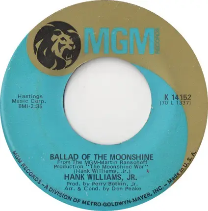 Hank Williams Jr. With Mike Curb Congregation - All For The Love Of Sunshine