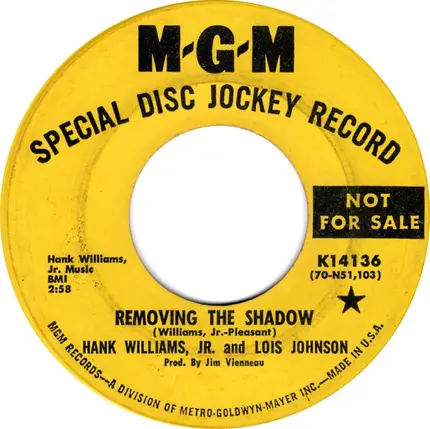Hank Williams Jr. And Lois Johnson - Removing the Shadow