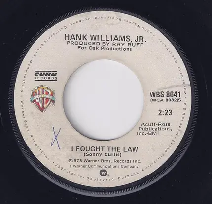 Hank Williams Jr. - I Fought The Law / It's Different With You