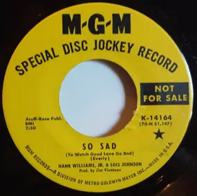 Lois johnson - So Sad (To Watch Good Love Go Bad)