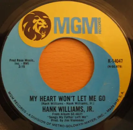 Hank Williams Jr. - Cajun Baby / My Heart Won't Let Me Go