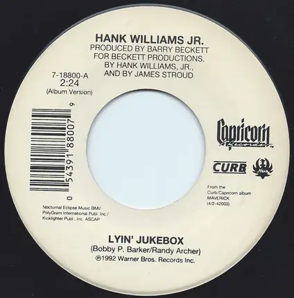 Hank Williams Jr. - Fax Me A Beer