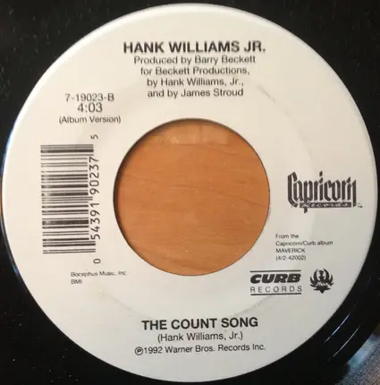 Hank Williams Jr. - Hotel Whiskey / The Count Song