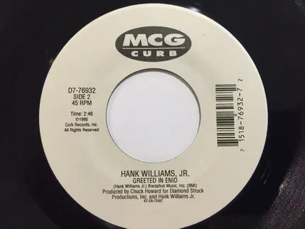 Hank Williams Jr. - I Ain't Goin' Peacefully / Greeted In Enid