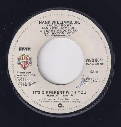 Hank Williams Jr. - I Fought The Law / It's Different With You