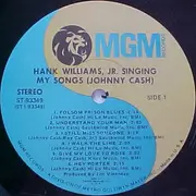 LP - Hank Williams Jr. - Singing My Songs (Johnny Cash)