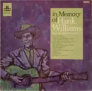 LP - Hank Williams With His Drifting Cowboys - In Memory Of Hank Williams - Mono