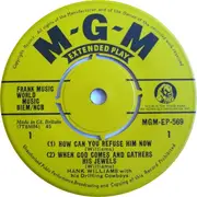 7inch Vinyl Single - Hank Williams With His Drifting Cowboys - I Saw The Light (No. 1) - EP