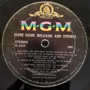 LP - Hank Williams - More Hank Williams And Strings