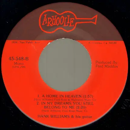 Hank Williams - Hank Williams & His Guitar