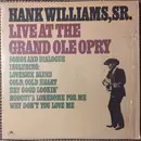 LP - Hank Williams - Live At The Grand Ole Opry