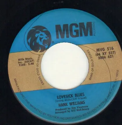 Hank Williams - Lovesick Blues