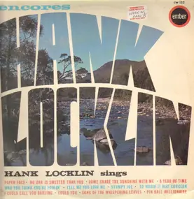 Hank Locklin - Encores Hank Locklin Sings