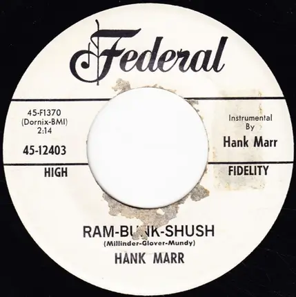 Hank Marr - Ram-Bunk-Shush / The Push