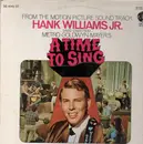 LP - Hank Williams - A Time To Sing