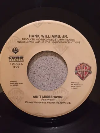 Hank Williams Jr. - Ain't Misbehavin'