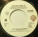 7'' - Hank Williams Jr. - Attitude Adjustment / Knoxville Courthouse Blues
