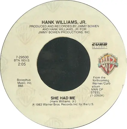 Hank Williams Jr. - She Had Me
