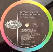 LP - Hank Thompson And His Brazos Valley Boys - Favorite Waltzes