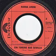 7inch Vinyl Single - Hanna Aroni - Shalom Jerusalem