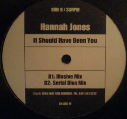 Hannah Jones - It Should Have Been You