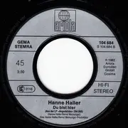 7inch Vinyl Single - Hanne Haller - Du Und Ich