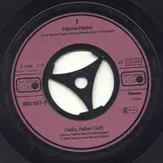 7inch Vinyl Single - Hanne Haller - Hallo, Lieber Gott