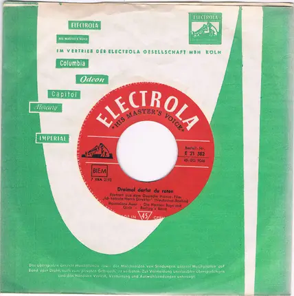 Hannelore Auer - Dreimal Darfst Du Raten / Cigarillos Aus Havanna