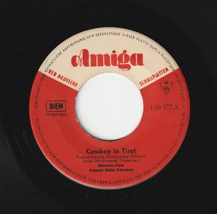 Hannelore Kalin - Cowboy In Tirol